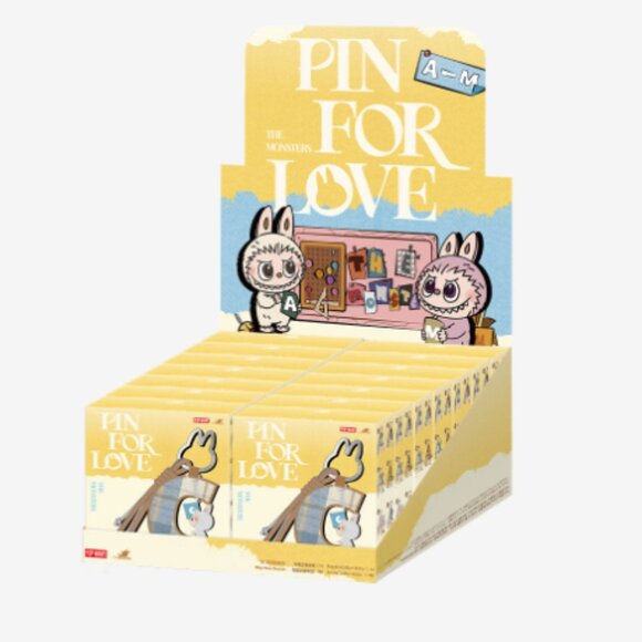 Labubu Pop Mart  Sealed Case  Pin for Love A-M  (14 blind boxes total) - Picture 5 of 6